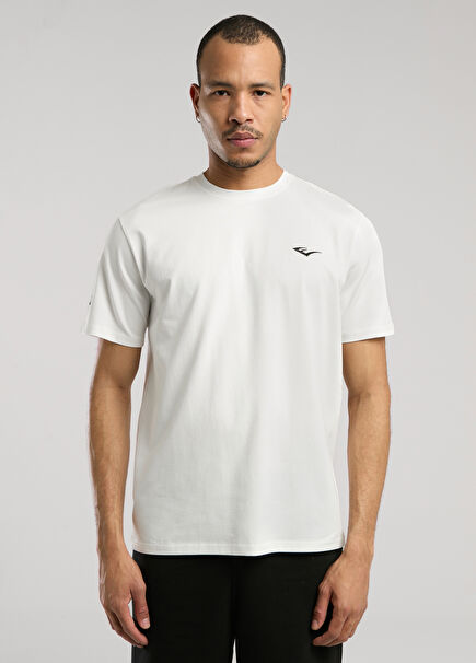 Ever Essentials Beyaz Regular Fit Kısa Kollu Erkek T-shirt