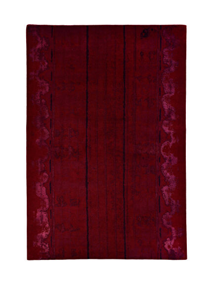 Velorra Hand-Woven Wool and Silk Carpet 242 x 175 cm