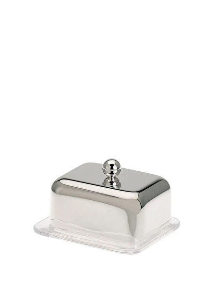 Silver Lid Butter Holder