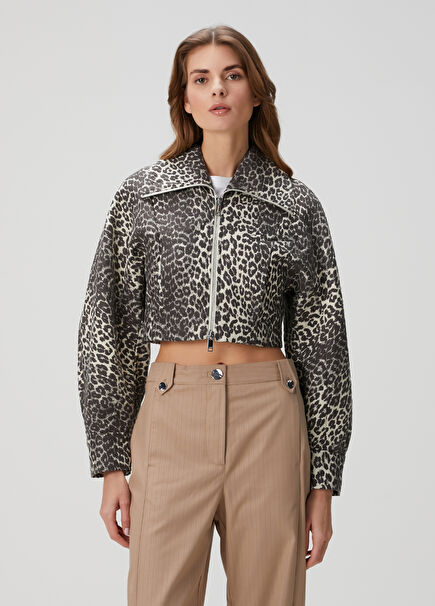 Leopard Printed Jacket