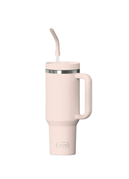 Pembe Çelik Tumbler Termos 1200 ml 