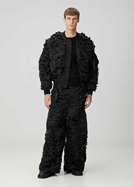 Ulcans Black Cargo Pants