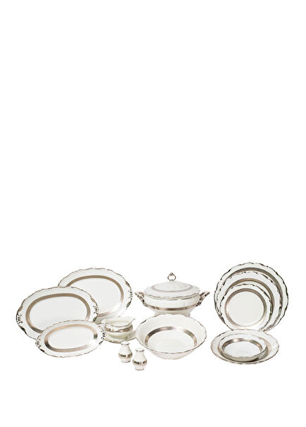 Porselen 77 Parça 12 Kişilik Yemek Takımı