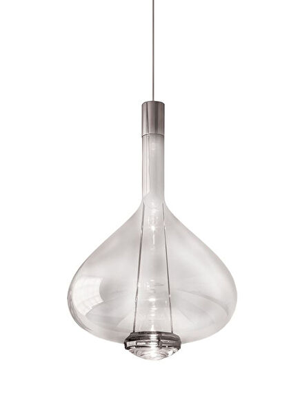 Lodes Sky Fall Large Chrome LED Chandelier