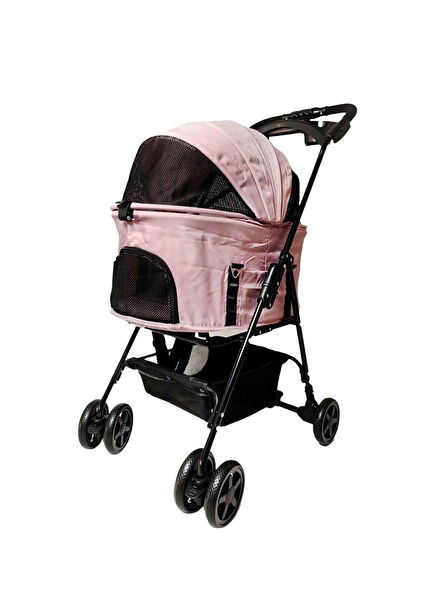 Norris Pink Cat and Dog Transport Trolley