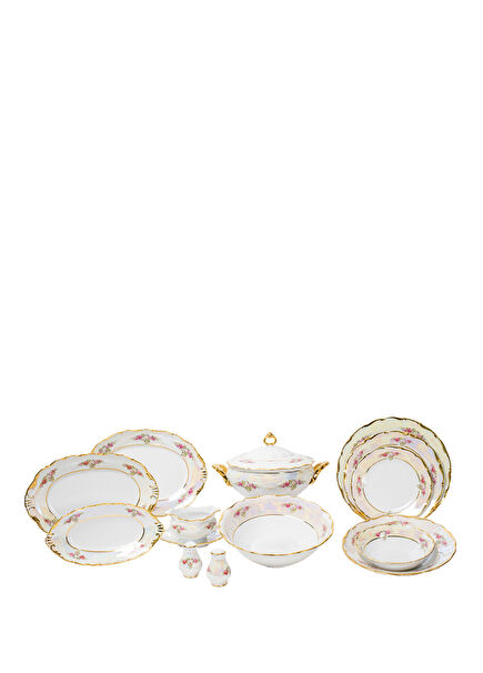 Porselen 77 Parça 12 Kişilik Yemek Takımı