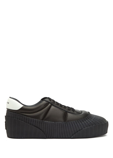 Black Men's Leather Sneakers