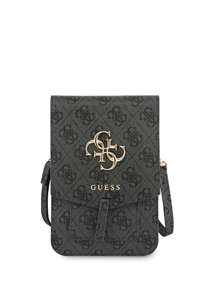 Gray 4G Logo Phone Bag with Card Holder