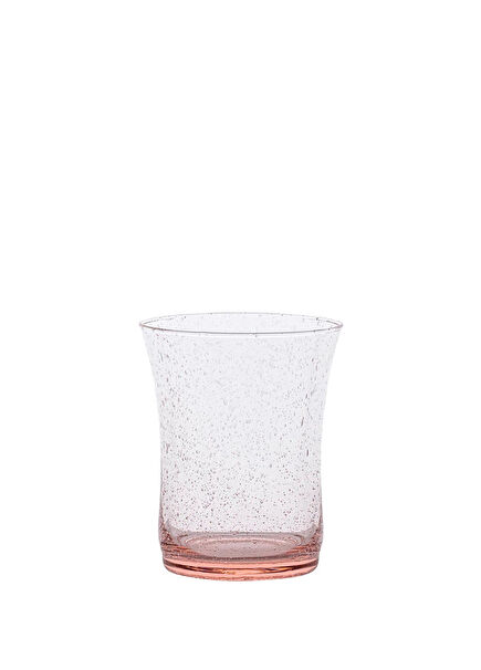 Provence Pudra Pembe Cam Küçük Boy Su Bardağı