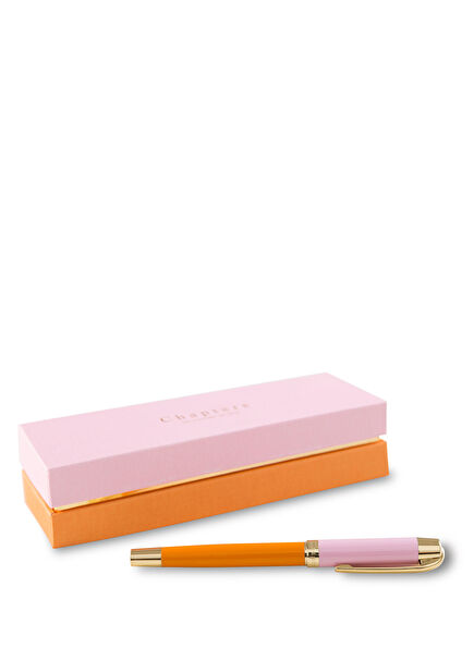 Signature Pen Pembe Turuncu Roller Kalem