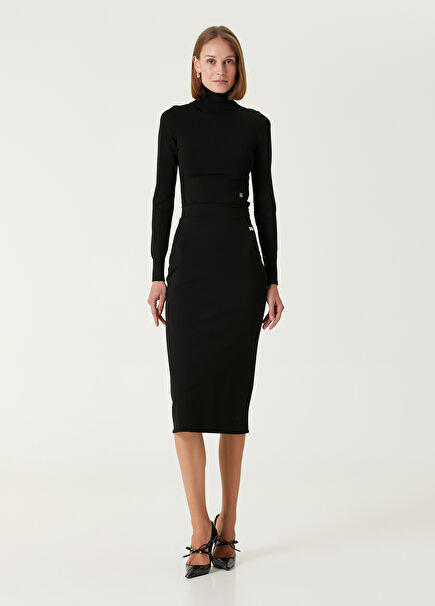 Black Midi Skirt