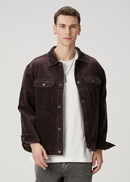 Line Textured Organic Cotton Jacket