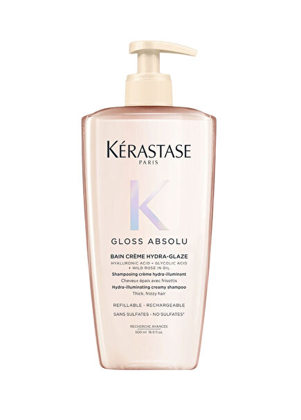 Gloss Absolu Moisturizing Shine Creamy Shampoo for Thick and Frizz-Prone Hair 500 ml