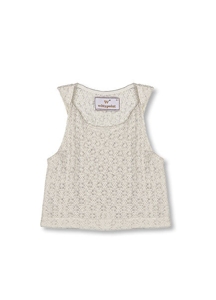 Marin Collection Jacquard Fabric Crop Top