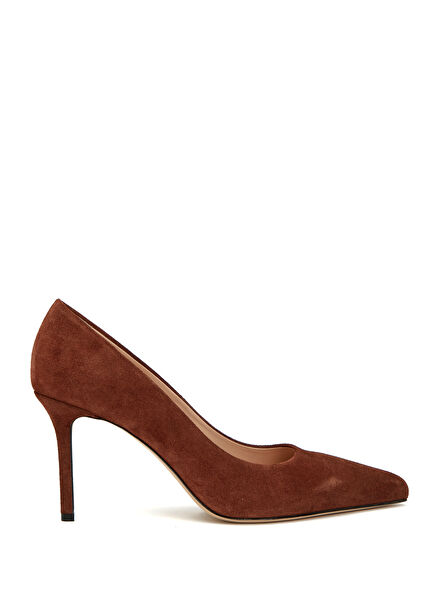 Burgundy Leather Pump