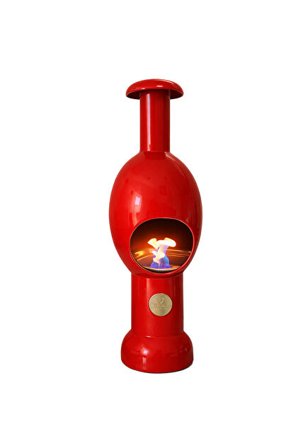 Eco EGG Red Fireplace