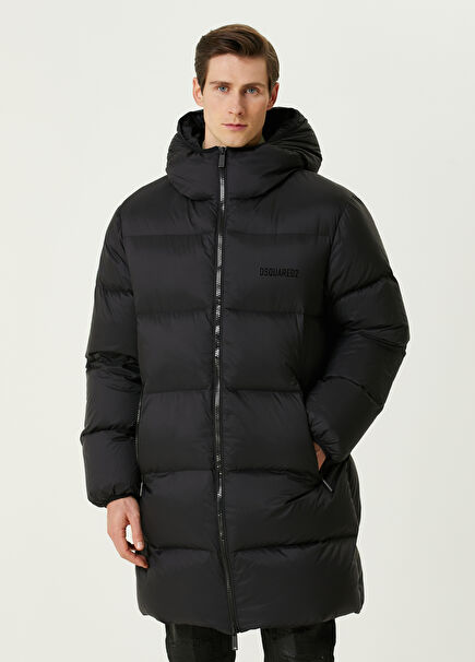 Black Hooded Coat
