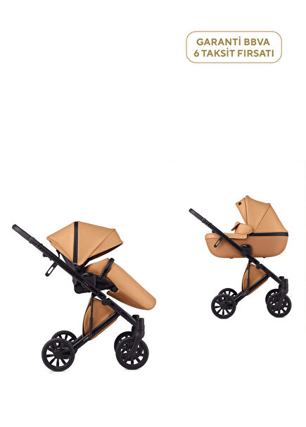 E/Type Caramel 2-in-1 Baby Stroller Set