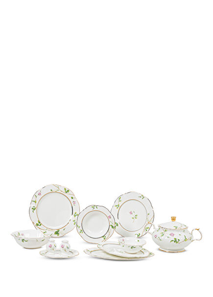 Zanzibar Bone China 70 Pieces 12 Person Dinner Set