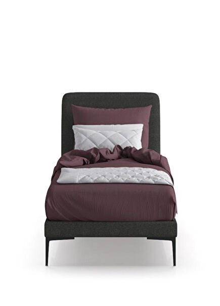 Juliet 90 Polo 912 Antrasit Tek Kişilik Yatak