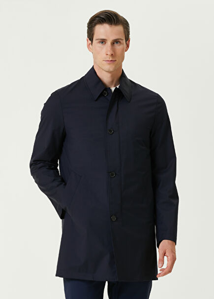 Lacivert Yün Parka