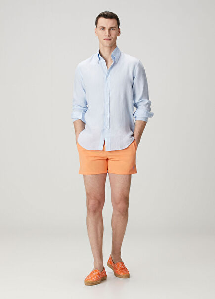 Orange Waist Corded Swimsuit