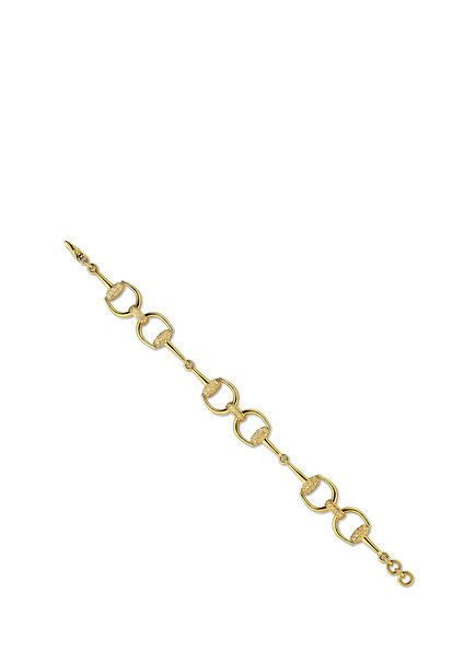 Horsebit Women's Gold Bracelet