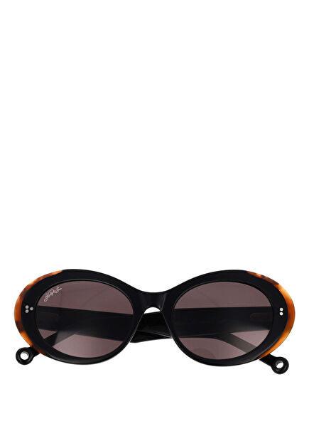 HSA07 S01 Siyah Asetat Kadın Güneş Gözlüğü