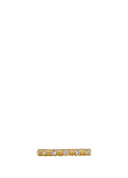Diamond Ephesian Band Diamond Women's Gold Ring