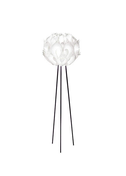 Flora Beyaz Tripod Lambader