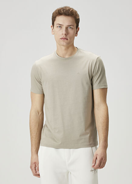 Smooth Khaki Organic Cotton T-Shirt