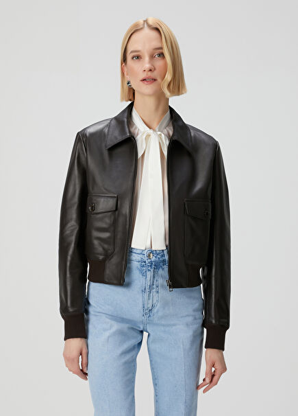 Brown Leather Jacket