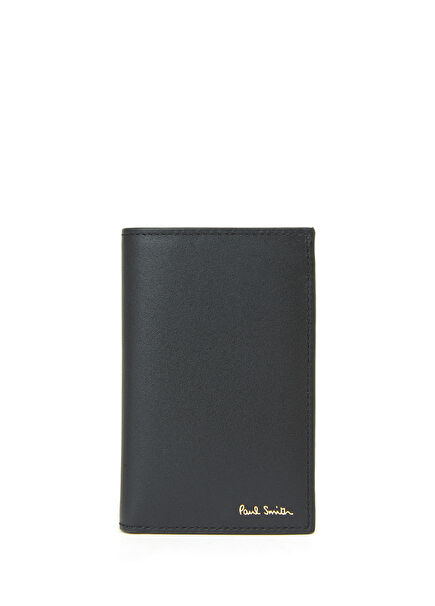 Black Men's Leather Card Holder