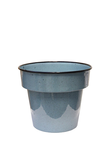 Blue Metal Pot