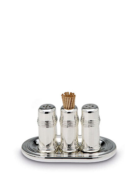 Silver Plated Salt and Pepper Shaker Set