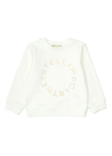 Cream Girls Sweatshirt
