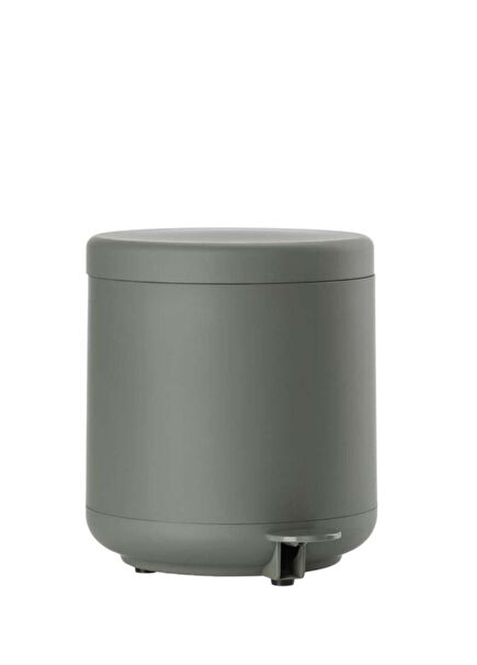 Ume Olive Green Pedal Band Trash Bin 4 L