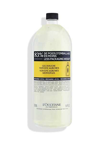 Verbena Orange Ecological Economic Refill Refill Shower Gel 500 ml