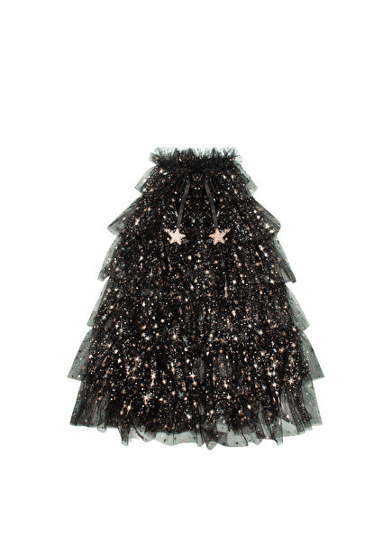 Ruffle Aurora Witch Girl Cloak