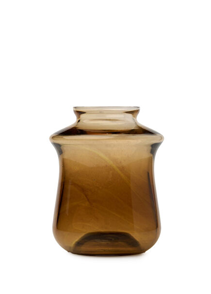 Maşuka Brown Glass Jar