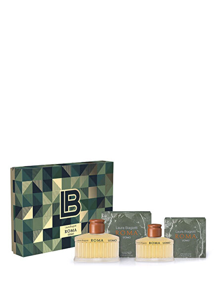 L.Biagiotti Uomo Boxed Delux EDT 125 ml + After Shave 75 ml Erkek Parfüm Seti 