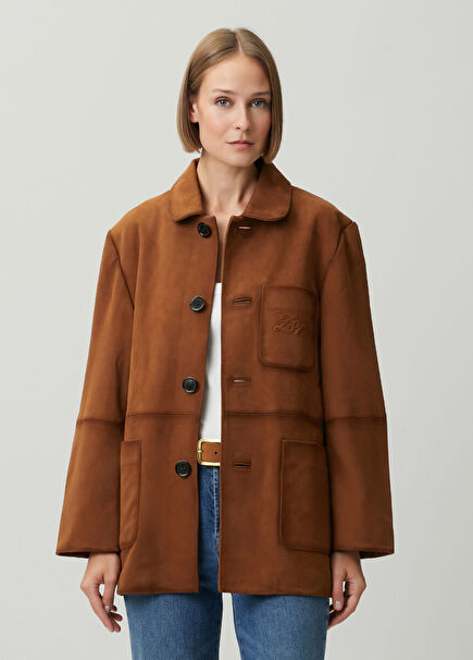 Venezia Tan Women's Suede Jacket