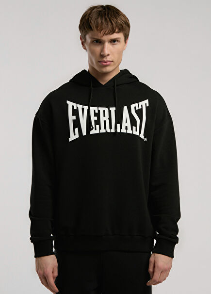 Ever Classics Comfort Siyah Kapüşonlu Erkek Sweatshirt