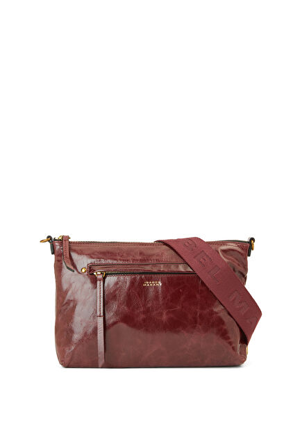 Nessah Burgundy Women's Leather Bag