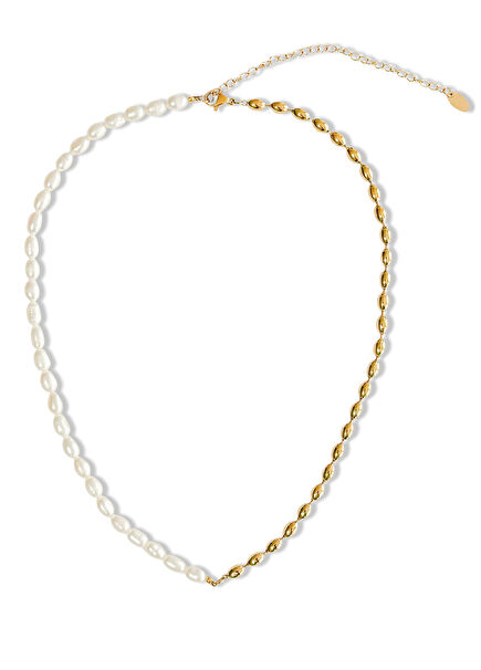 Melbourne Gold Plated Women's Pearl Necklace