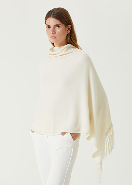 Lennon Cream Wool Shawl