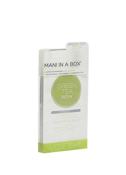New York Mani In A Box Deluxe Yeşil Çay Detox 3 Adımlı Manikür Seti
