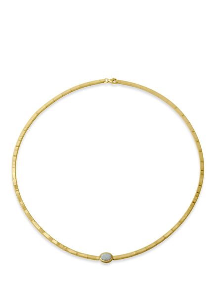 Opal 14K Gold Women's Necklace Choker