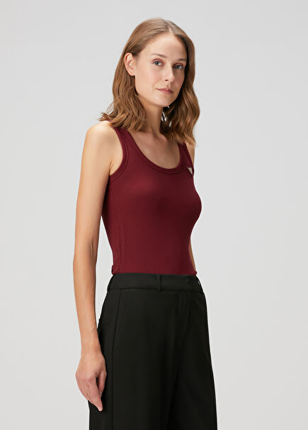 Colette Burgundy Tank Top