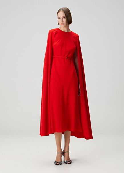 Red Maxi Evening Dress
